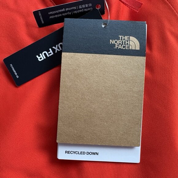 The North Face Women Arctic Parka Down Coat 600 Fill Fiery Red Plus Sz 2XL NWT - Picture 9 of 14